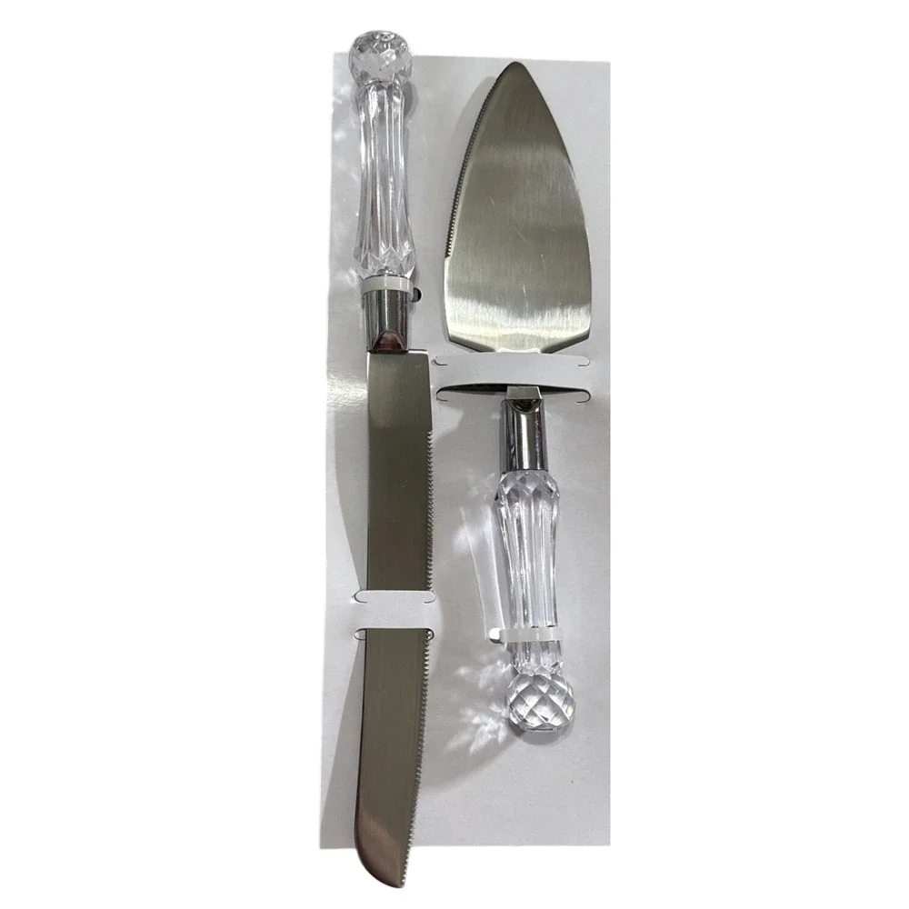 Cake‎ Knife Wilton And Server 10 Inches Silver Plate Decorative Handles